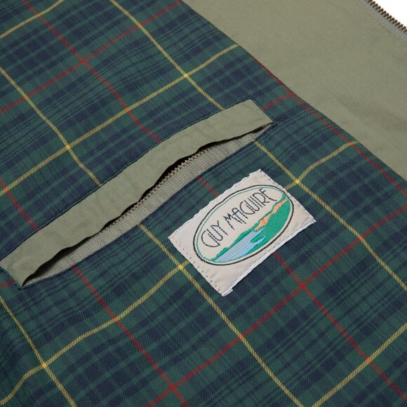 GUY MAGUIRE (England) 70s Vintage Plain Weave Bomber Jacket : L - Picture 8 of 9